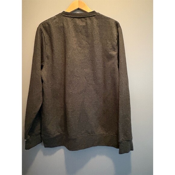 DVISION Women's Sweatshirt Size L Dark Gray OH SNAP Gingerbread Holiday - Picture 5 of 9